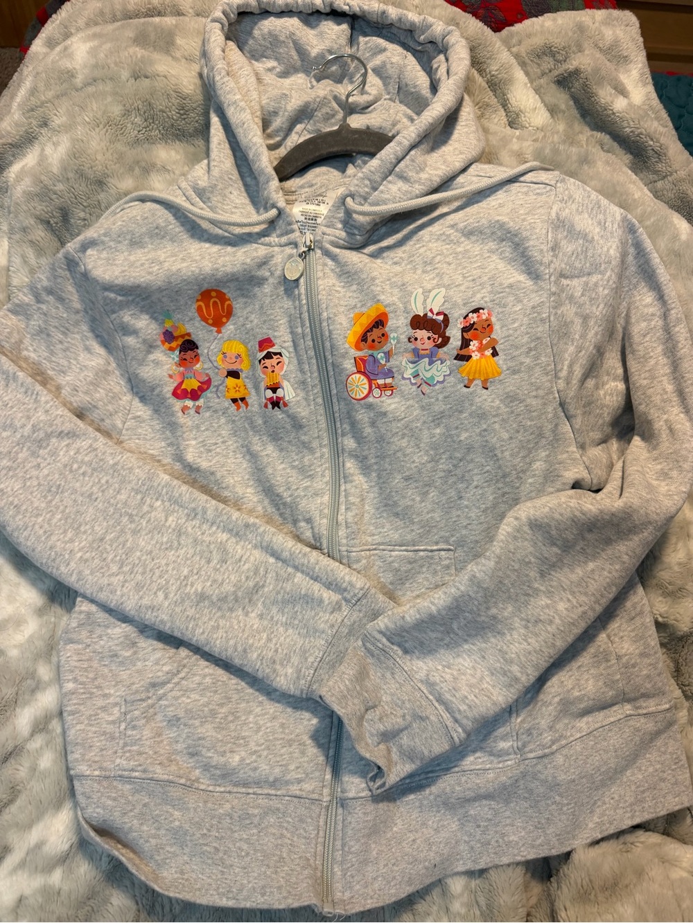Disneyland It’s A Small World Zip Up Hoodie